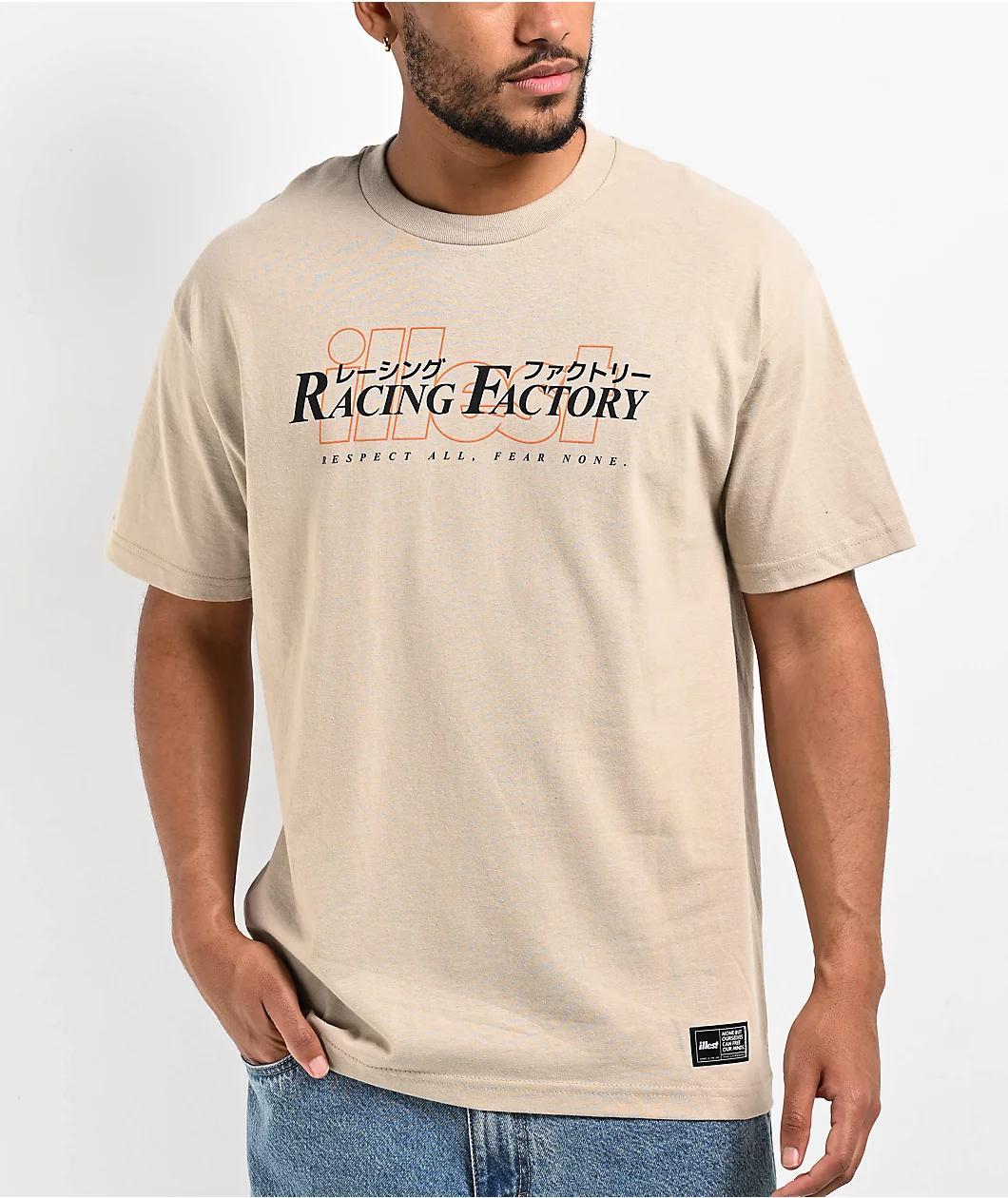 Illest Racing Factory Cream T-Shirt Product Image