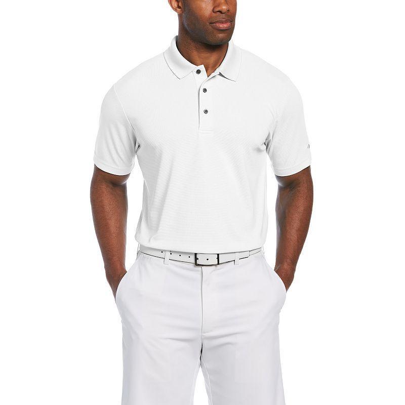 Mens Grand Slam Off Course Slim-Fit Textured Golf Polo Product Image