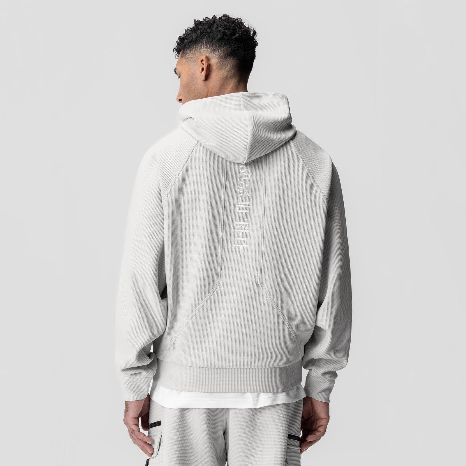 1019. Deltapeak® Oversized Hoodie - Light Grey Product Image