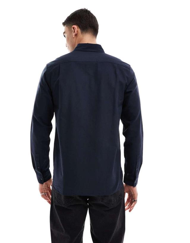 Fred Perry oxford shirt in navy Product Image