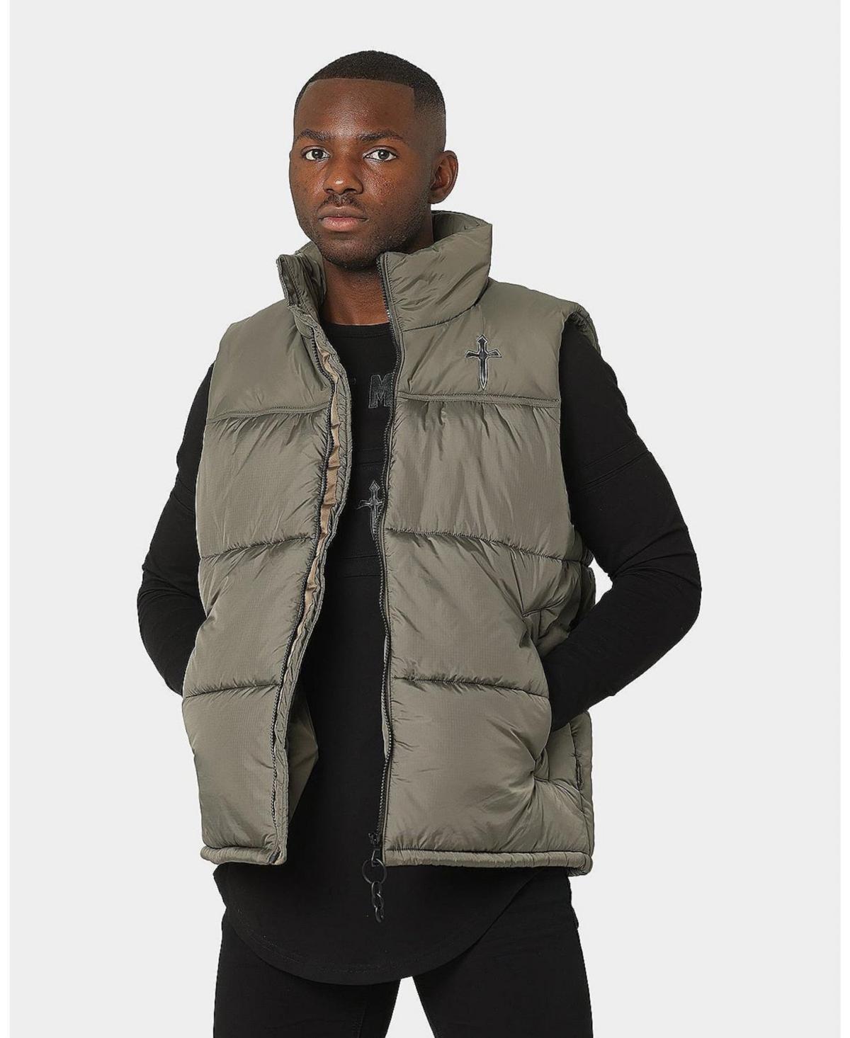 Saint Morta Mens Kingdom Puffer Vest - Dark grey Product Image