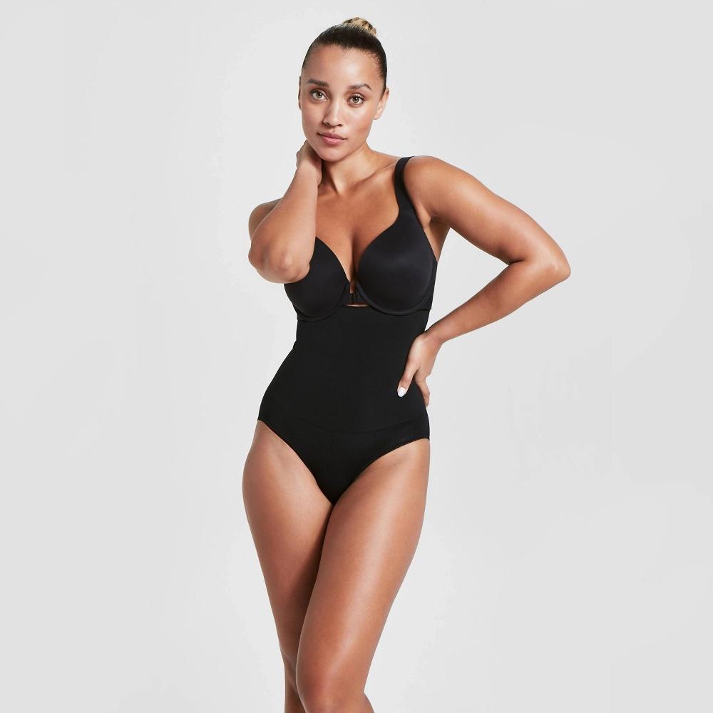 ASSETS by SPANX Womens Remarkable Results High-Waist Control Briefs - Black 2X Product Image