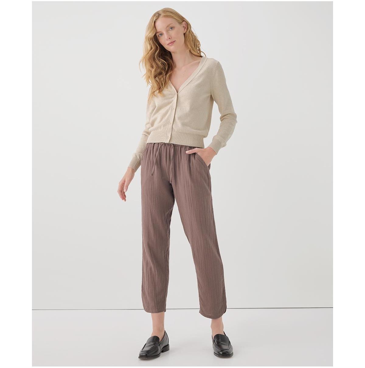 Womens Coastal Double Gauze Tapered Pull-On Pant 3XL Product Image