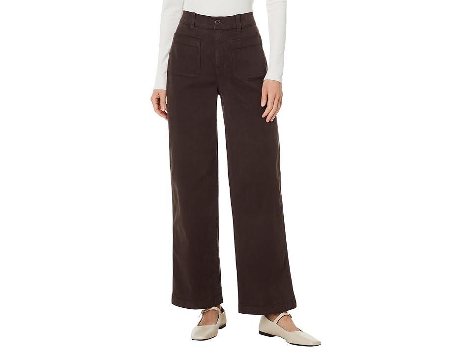 Madewell Patch Pocket Emmett Winnitex Twill (Dark Carob) Women's Dress Pants Product Image