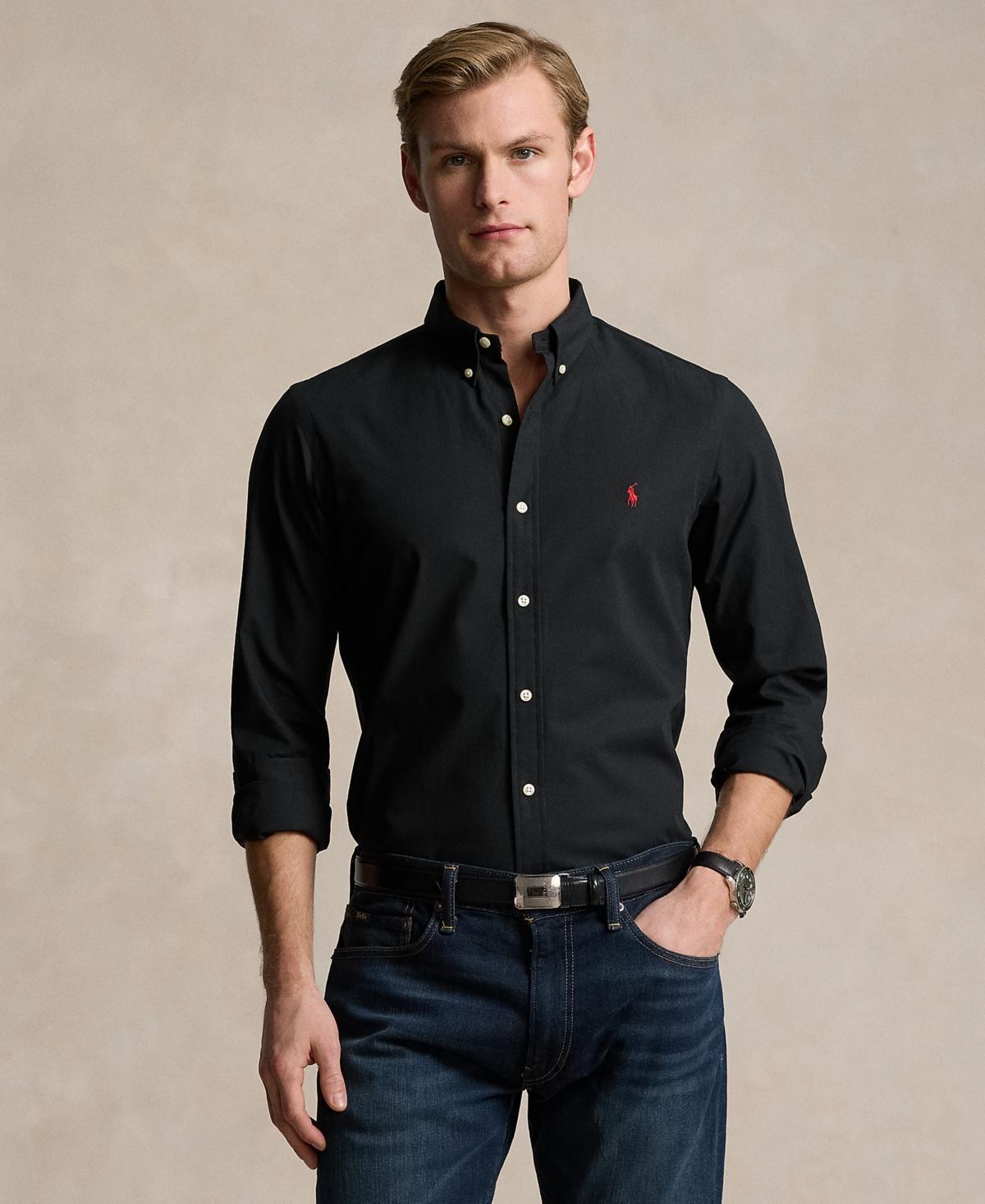 Polo Ralph Lauren Mens Slim-Fit Stretch Poplin Shirt Product Image