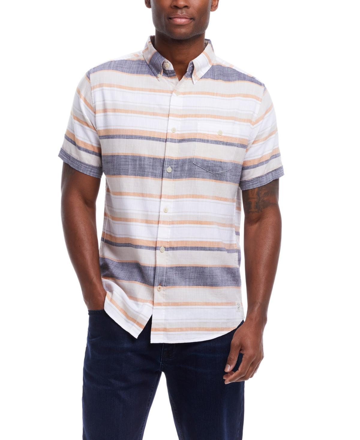 Weatherproof Vintage Mens Short Sleeve Country Twill Cotton Shirt Product Image