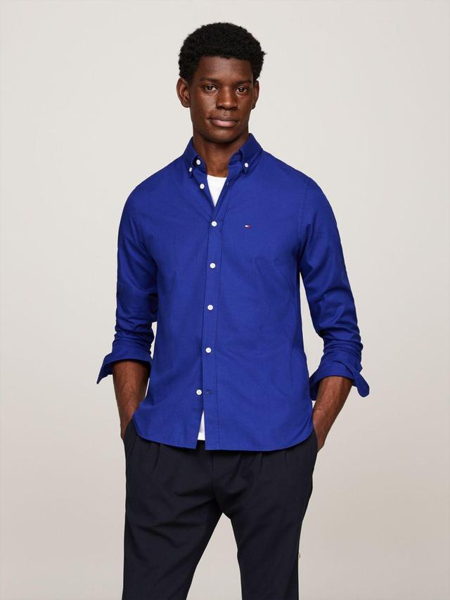 Tommy Hilfiger Men's Slim Fit THFlex Dobby Shirt Product Image