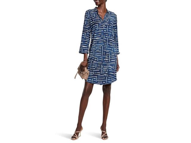 NIC+ZOE Indigo Dash Live In Dress (Indigo Multi) Women's Dress Product Image