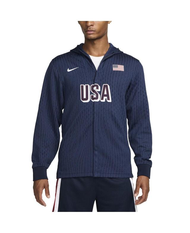 Nike Mens USA Olympics 24 Dri-FIT Advanced Game Jacket - Obsidian/White Product Image