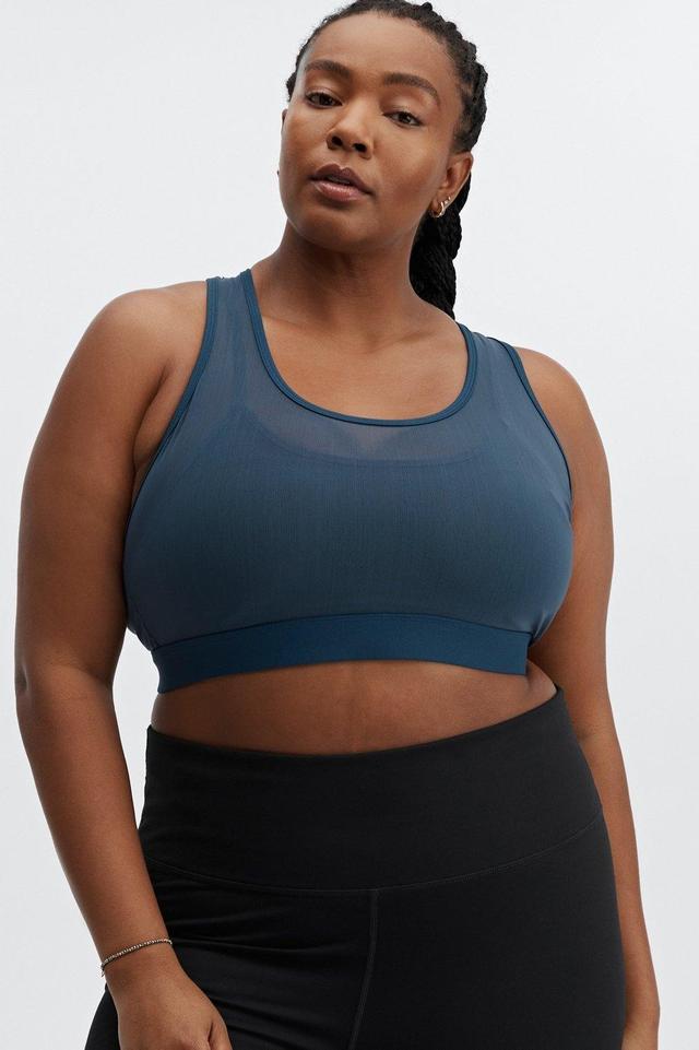 Fabletics Faye High Impact Sports Bra Womens blue Size XXS Product Image