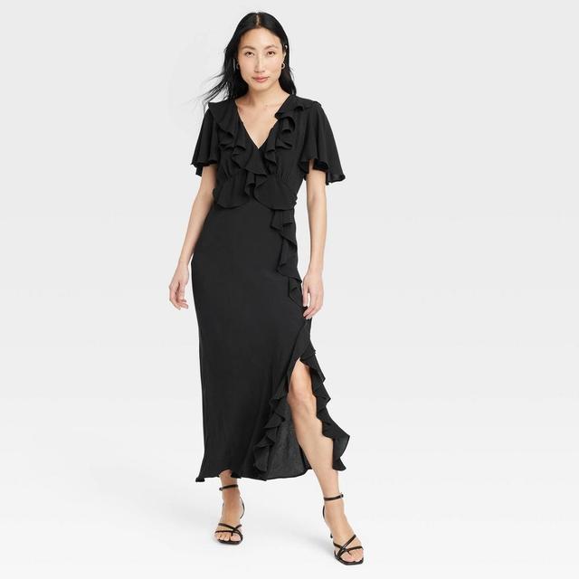 L*Space Valencia Dress (Black) Women's Clothing Product Image