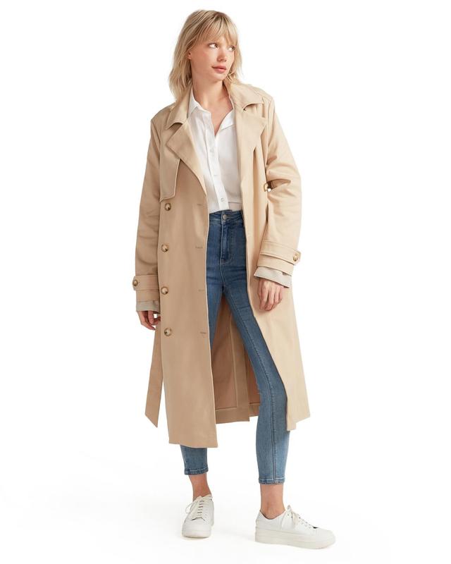 Belle & Bloom Womens Empirical Trench Coat Product Image