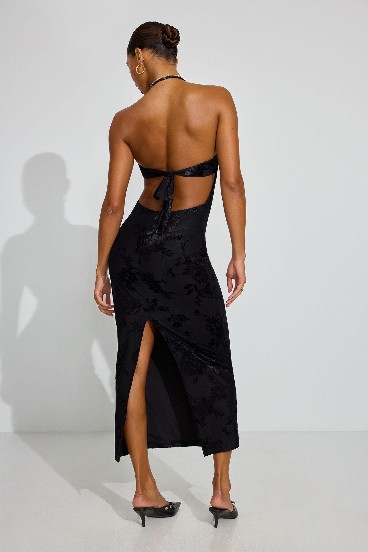 Burnout Sweetheart Maxi Dress Product Image