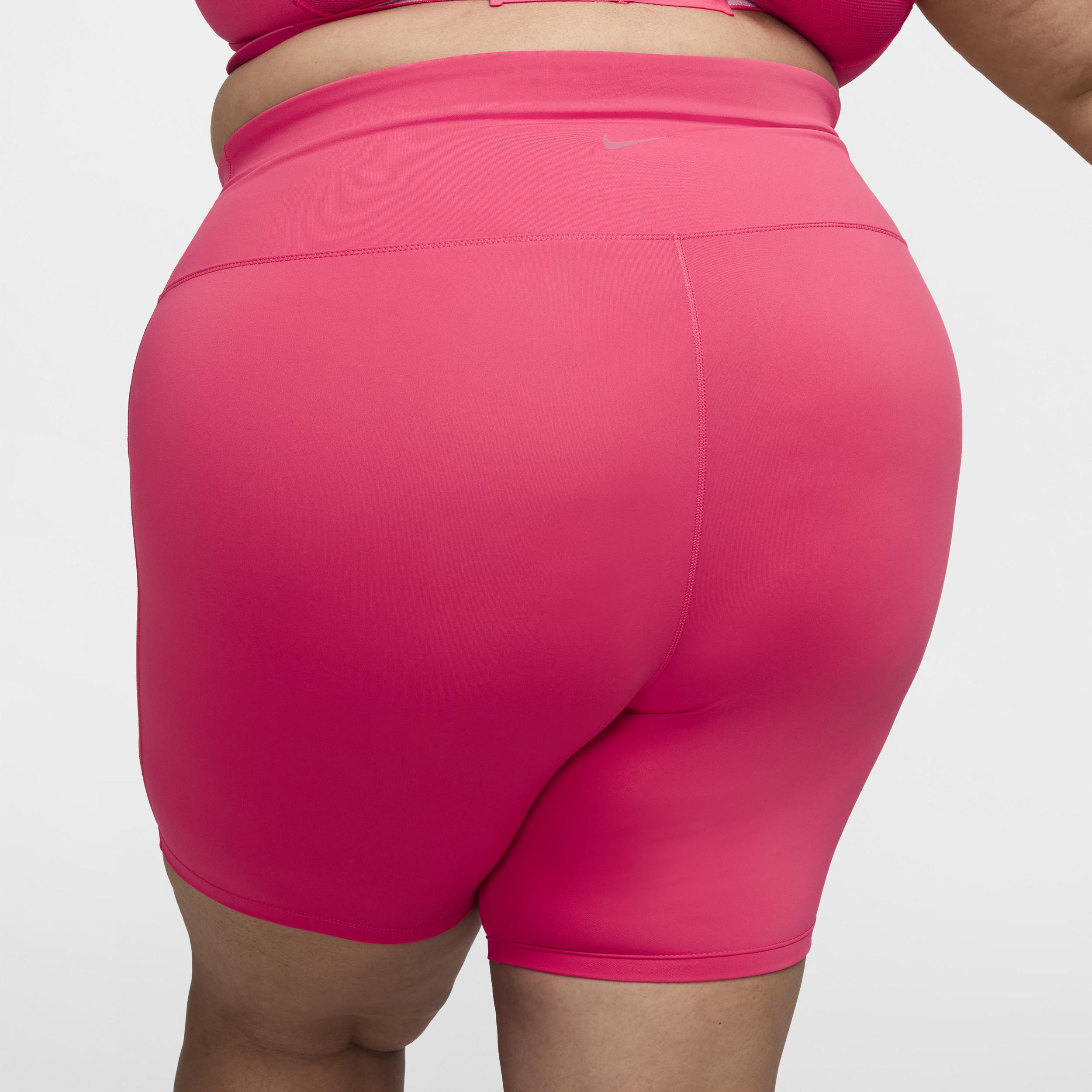 Nike Women's One High-Waisted 8" Biker Shorts with Pockets (Plus Size) Product Image