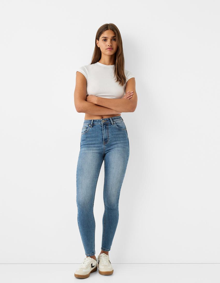 Super high-rise skinny jeans Product Image