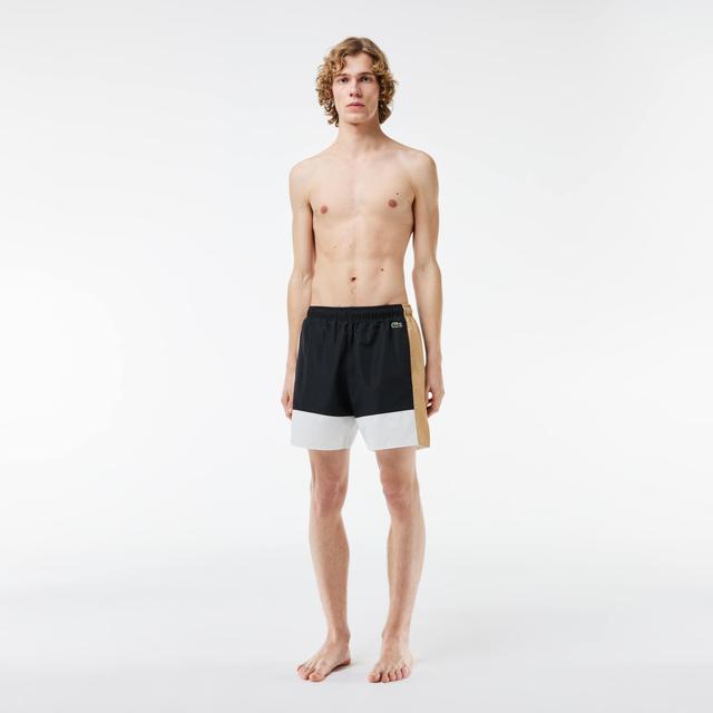 Mid Length Colour-Block Swim Trunks Product Image