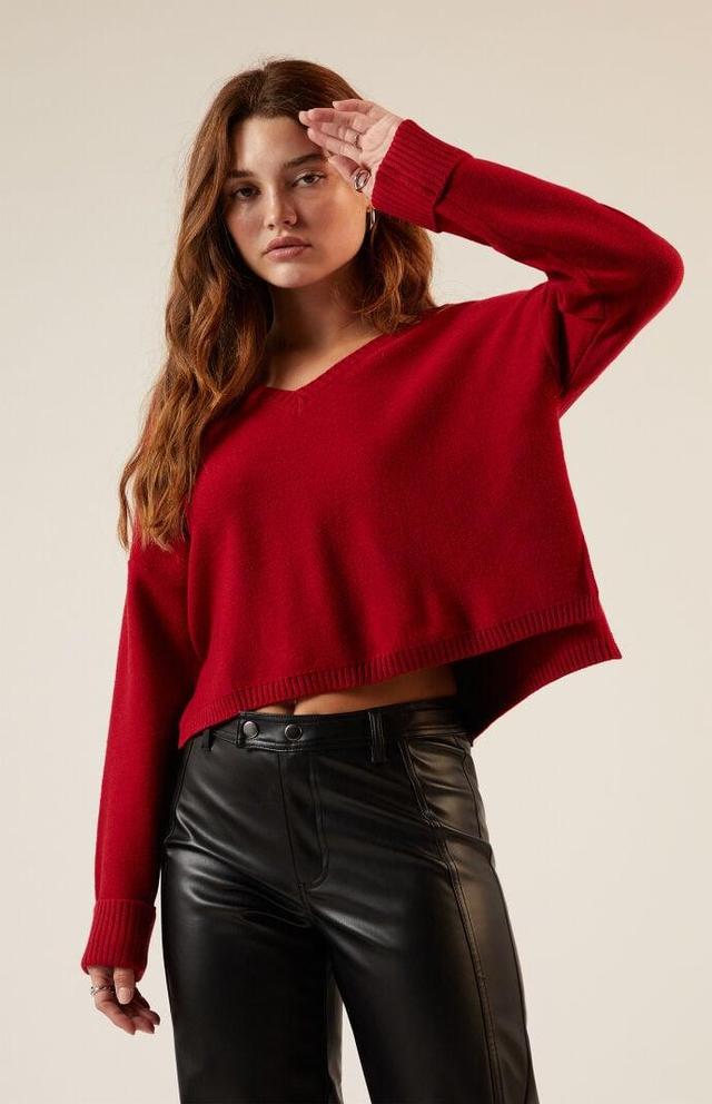 Womens Renata V-Neck Sweater Product Image