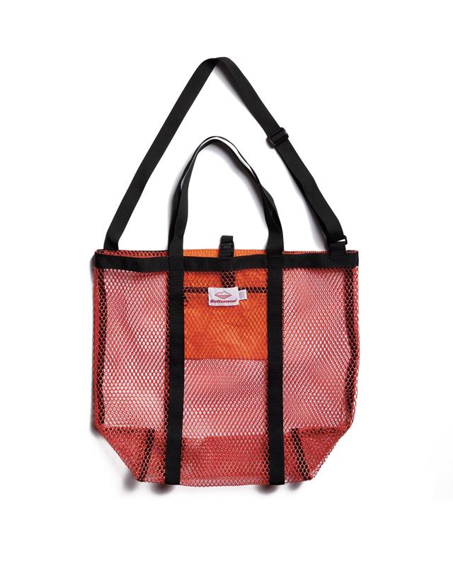 Mesh Tote / Orange x Black Product Image