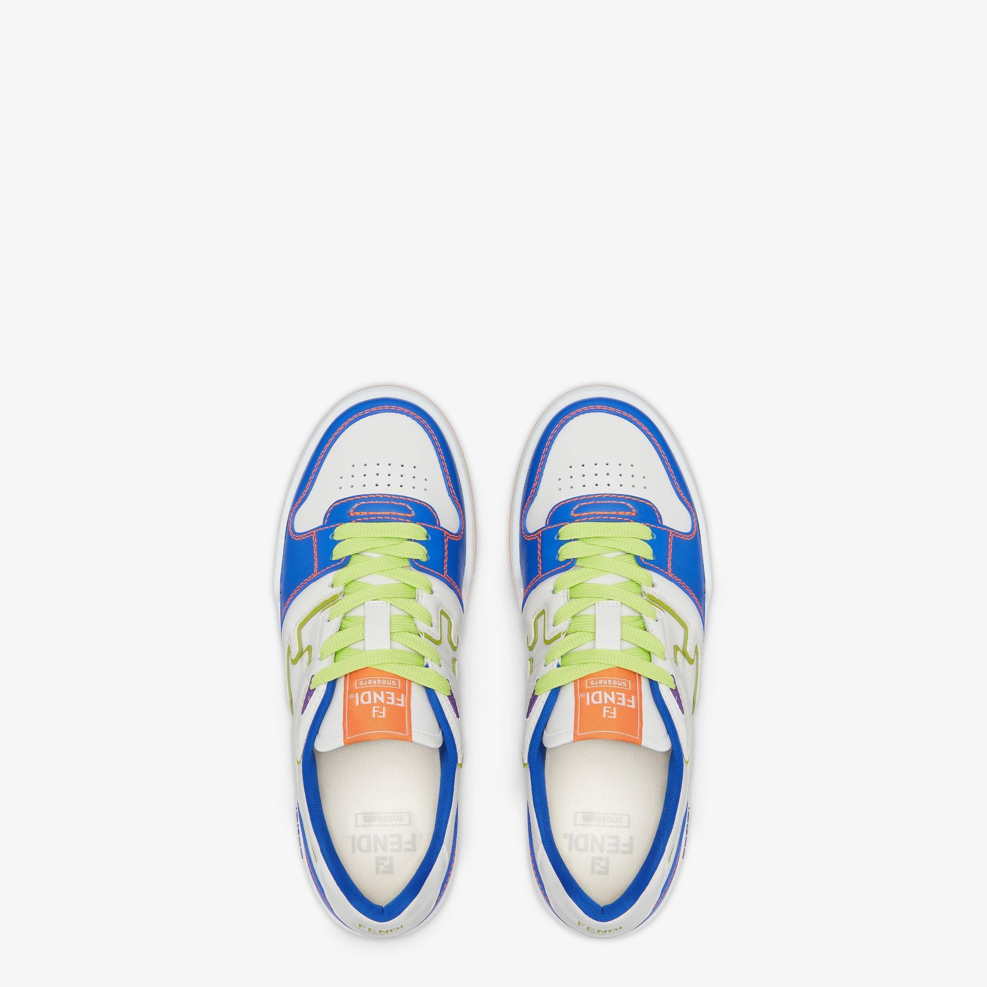 Fendi Match SneakersMulticolor leather low-tops Product Image