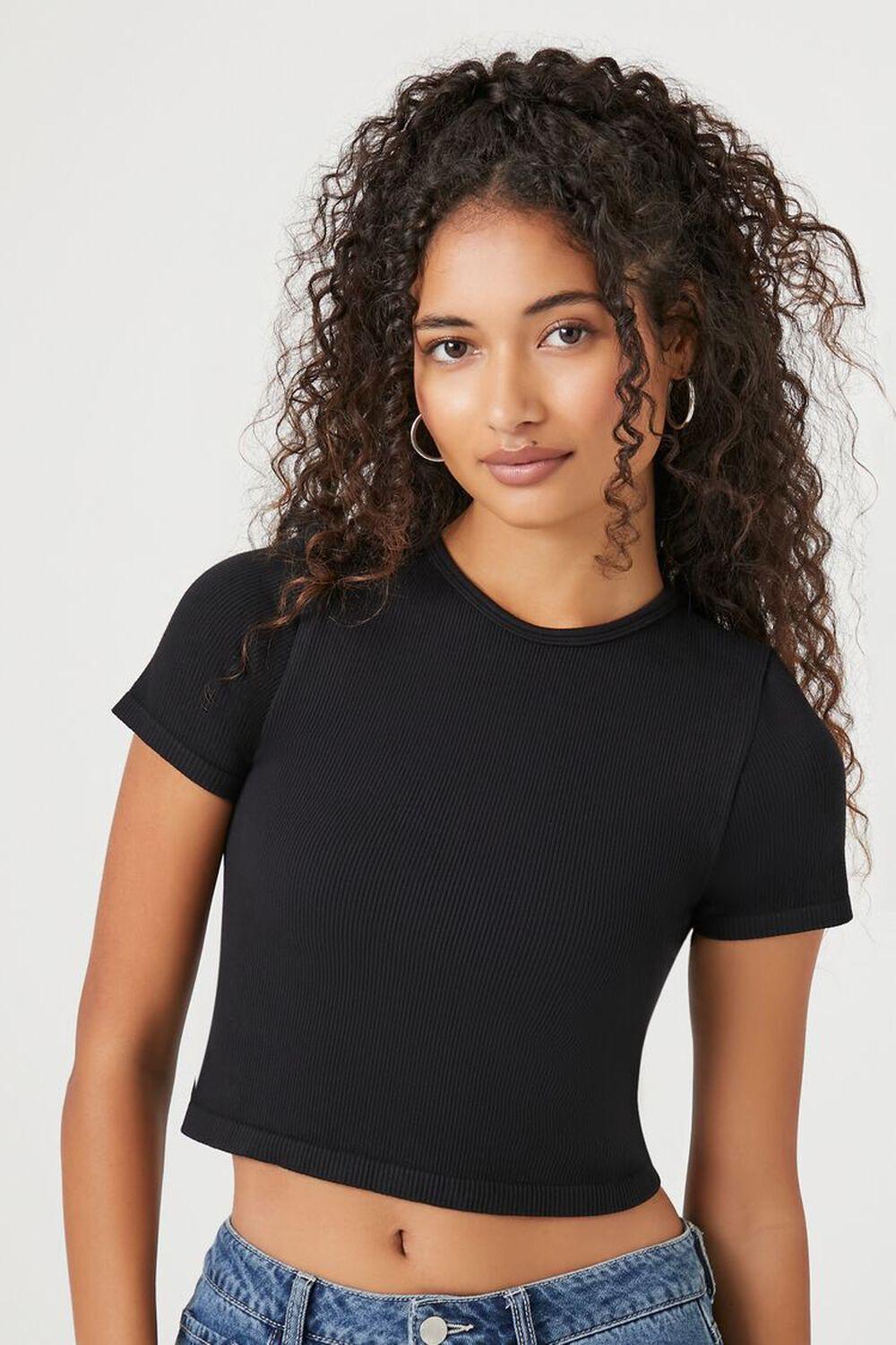 Seamless Cropped Tee | Forever 21 product image