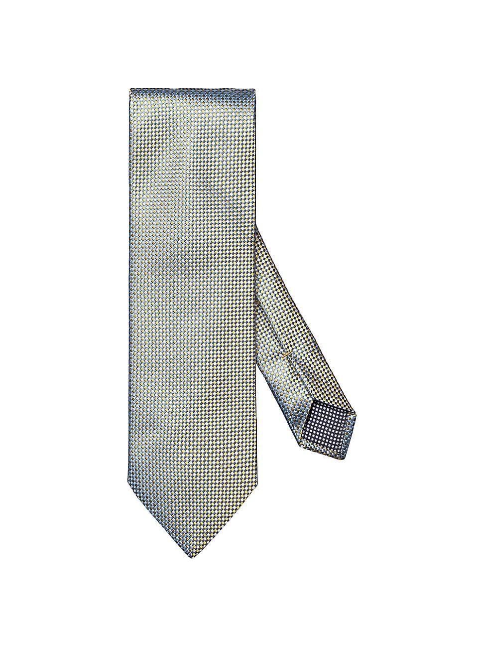 Mens Geometric Silk Tie Product Image