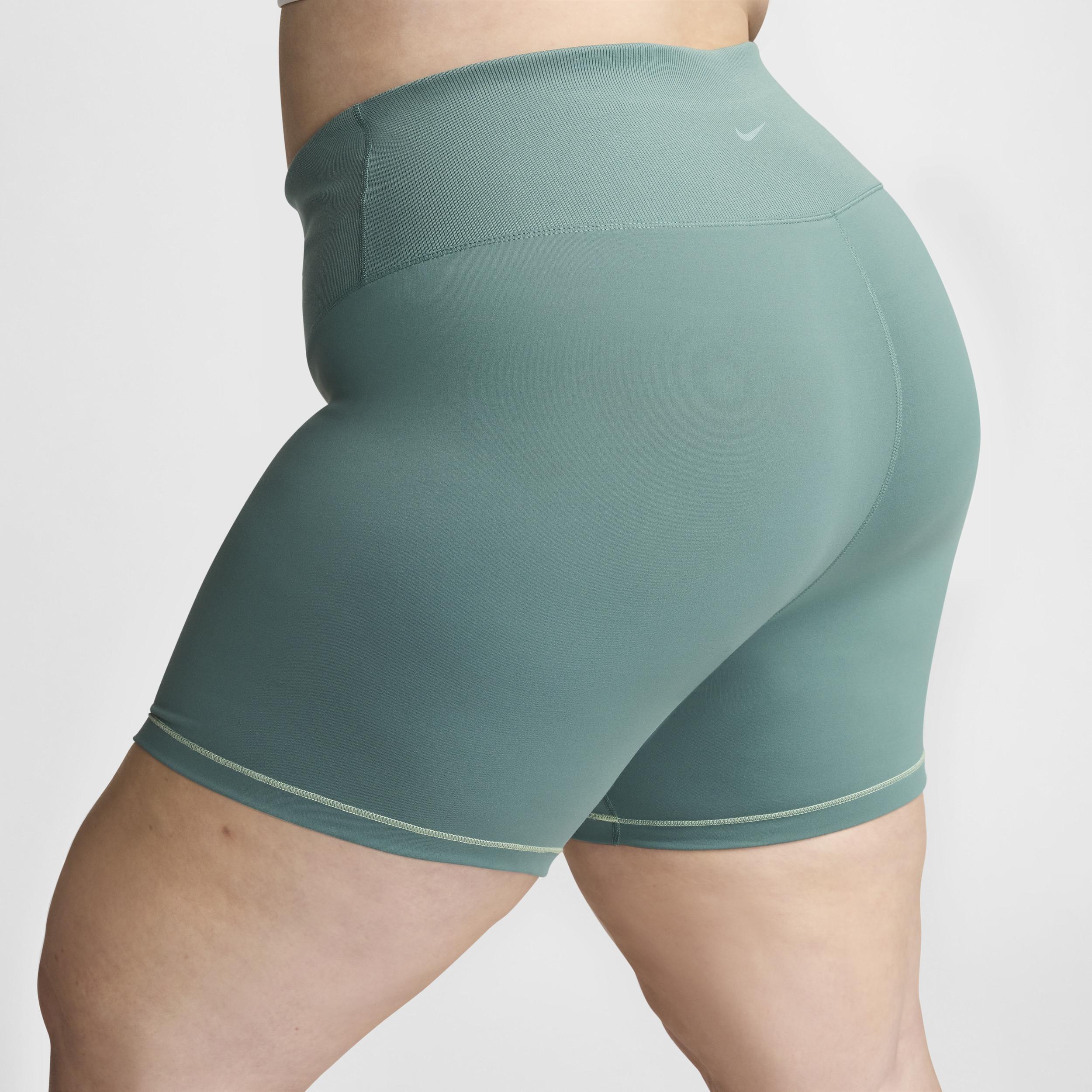 Nike Women's One Rib High-Waisted 5" Biker Shorts (Plus Size) Product Image