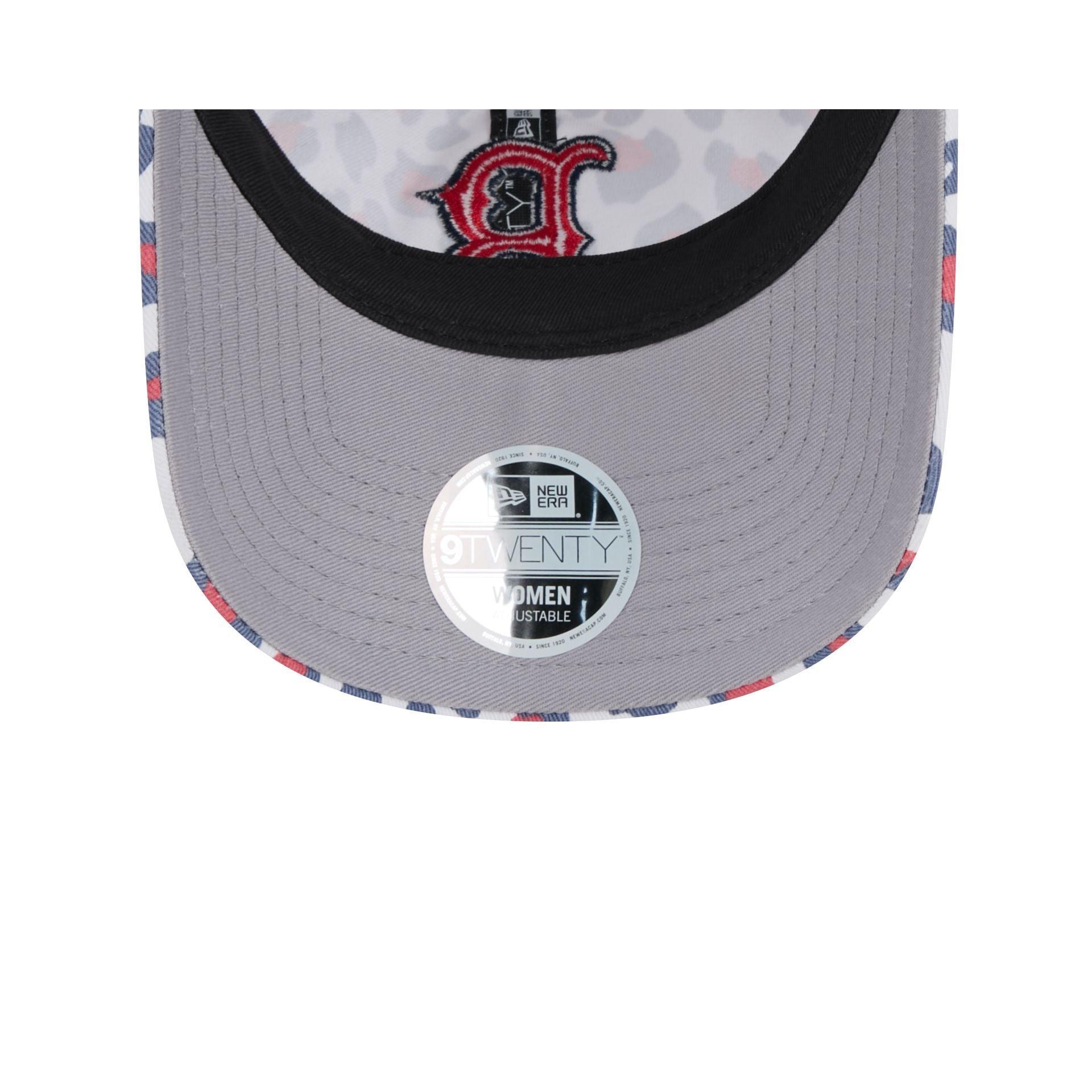 Boston Red Sox Active Animal Print Women's 9TWENTY Adjustable Hat Female Product Image