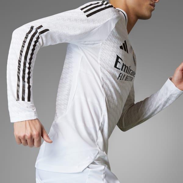 Real Madrid 24/25 Long Sleeve Home Authentic Jersey Product Image