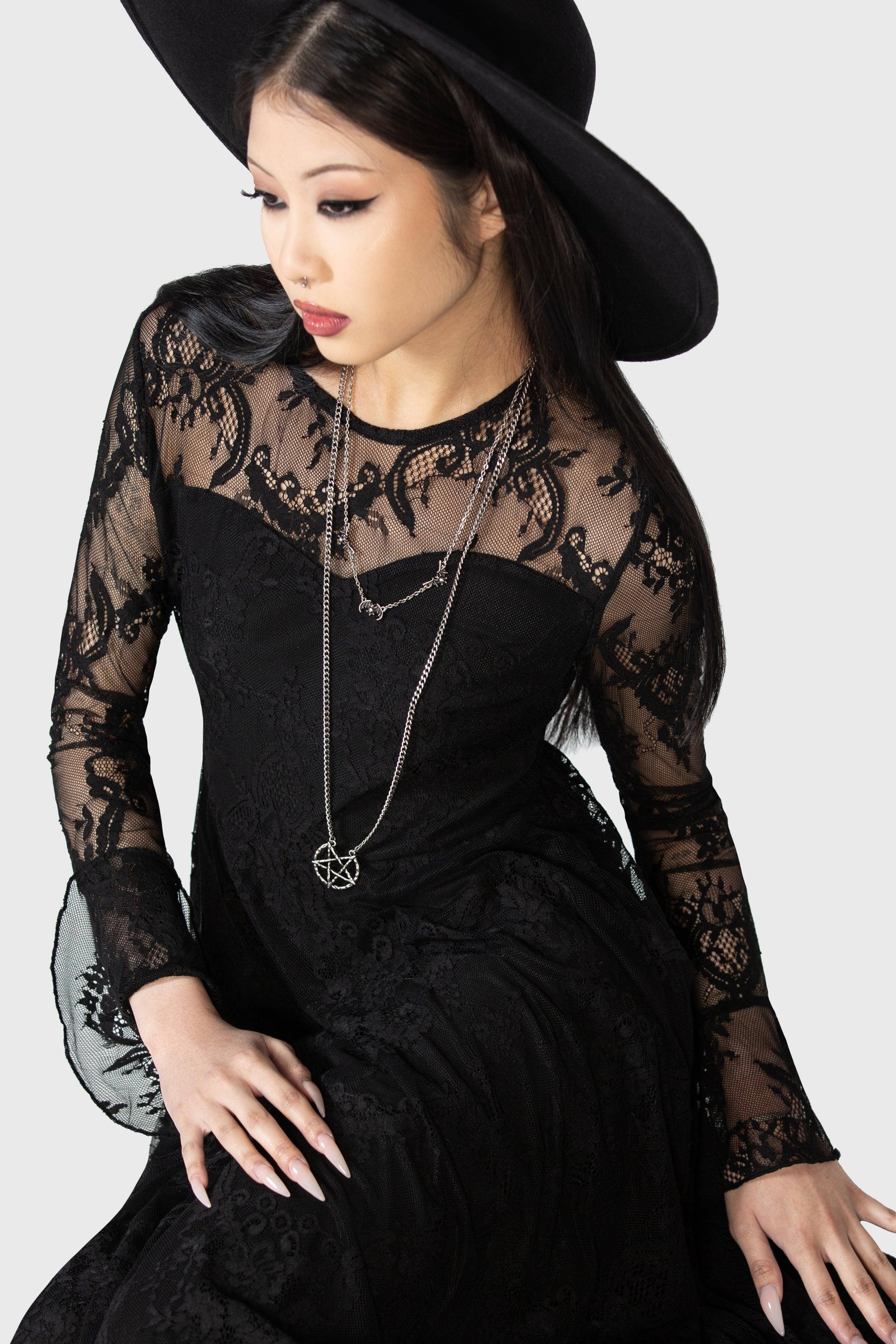 Shadow Figure Maxi Dress - Resurrect Female Product Image