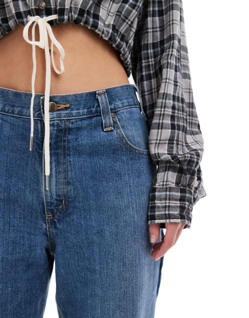 Reclaimed Vintage Revived x Glass Onion baggy jeans Product Image