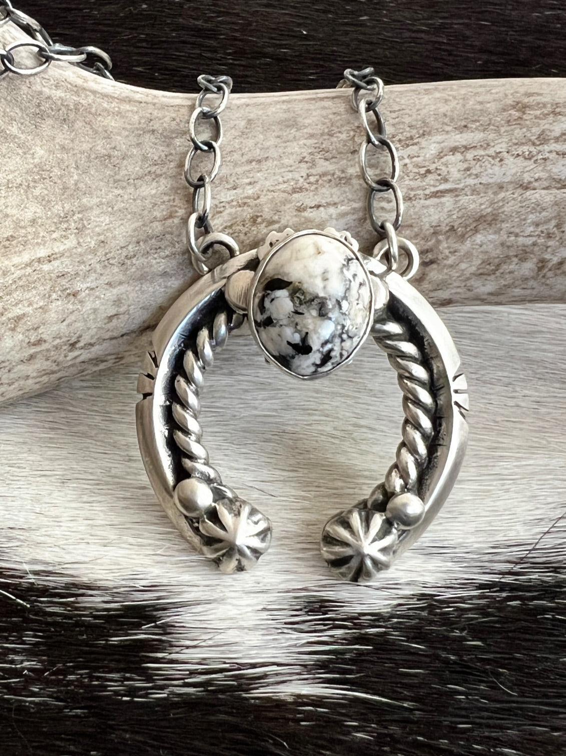 Hozho Natasha Navajo Sterling Silver Necklace Product Image