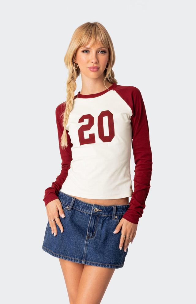 Edikted Womens Feeling 20 Long Sleeve T-Shirt Product Image