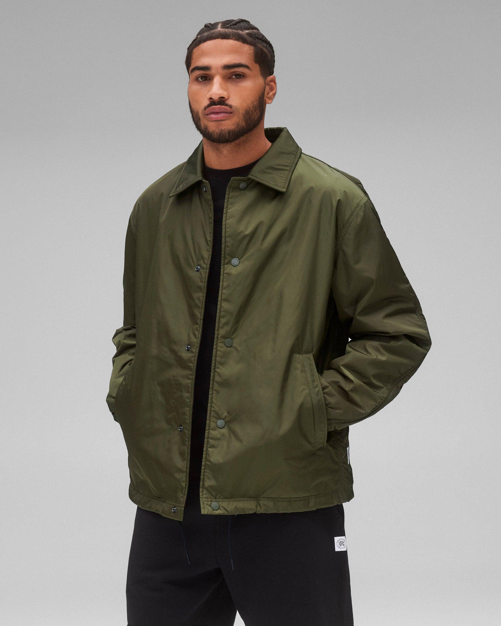 Econyl Satin Nylon Coach's Jacket Male Product Image