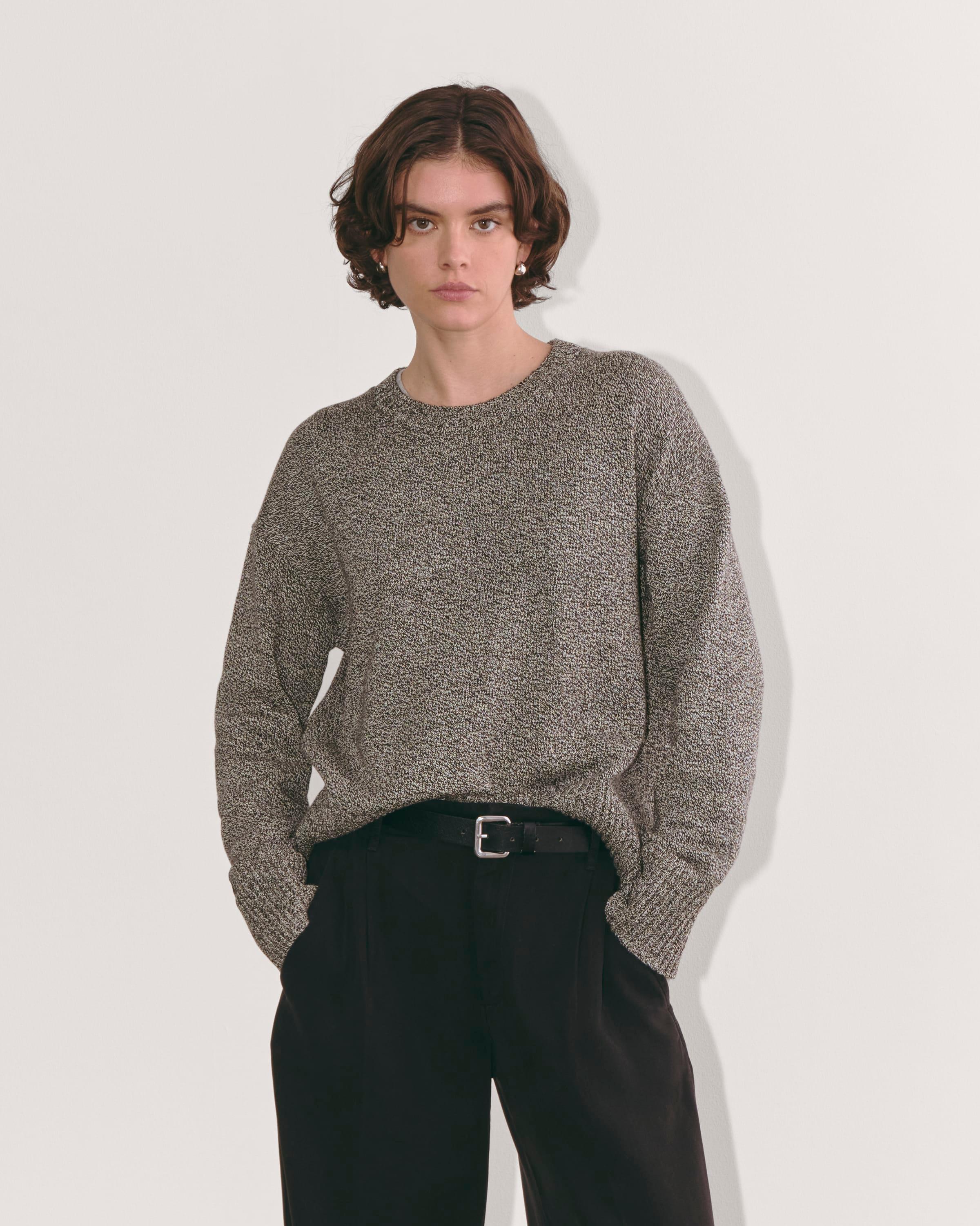 The Boxy Sweater in Everyday Cotton product image