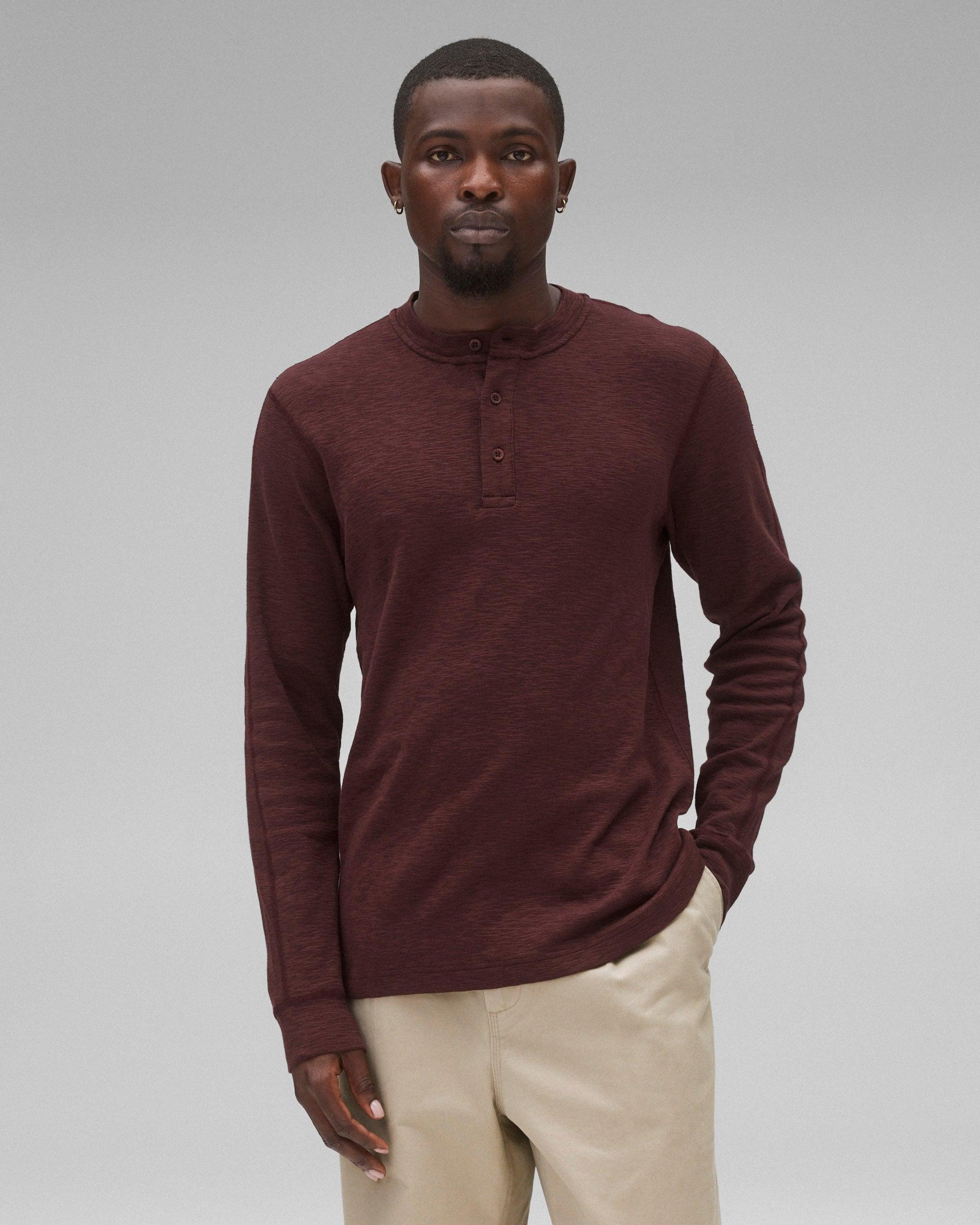 1x1 Slub Henley Male Product Image