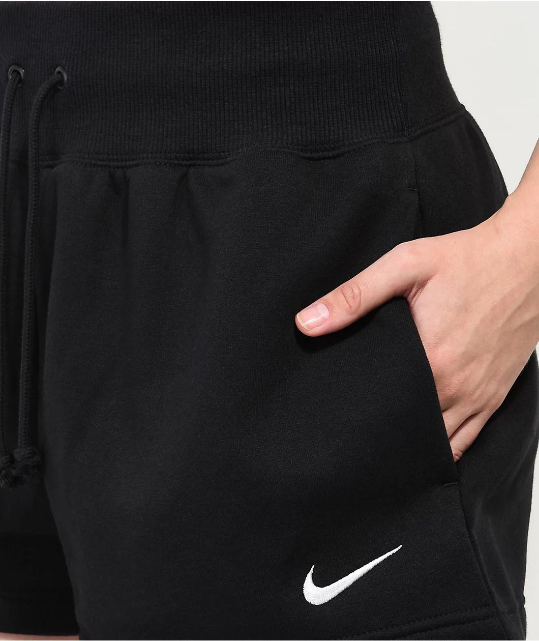 Nike Sportswear Phoenix Fleece Black Sweat Shorts Product Image