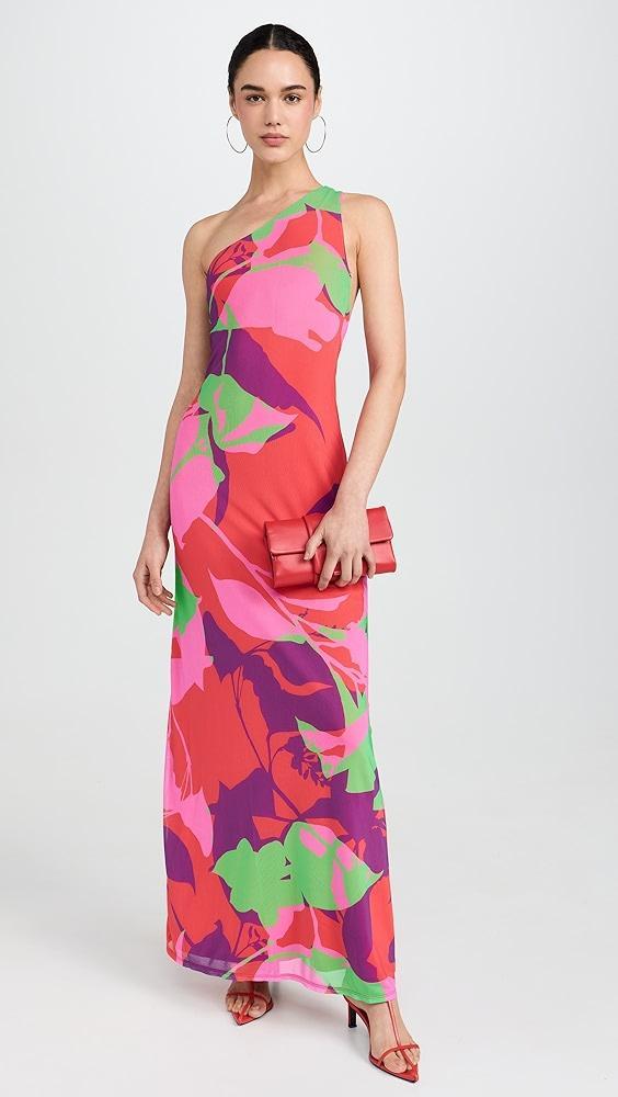 AFRM Vatia One Shoulder Maxi Dress | Shopbop Product Image