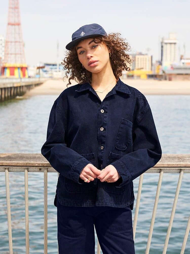 WOMEN'S CANVAS CHORE COAT - CLASSIC BUTTON-DOWN Female Product Image