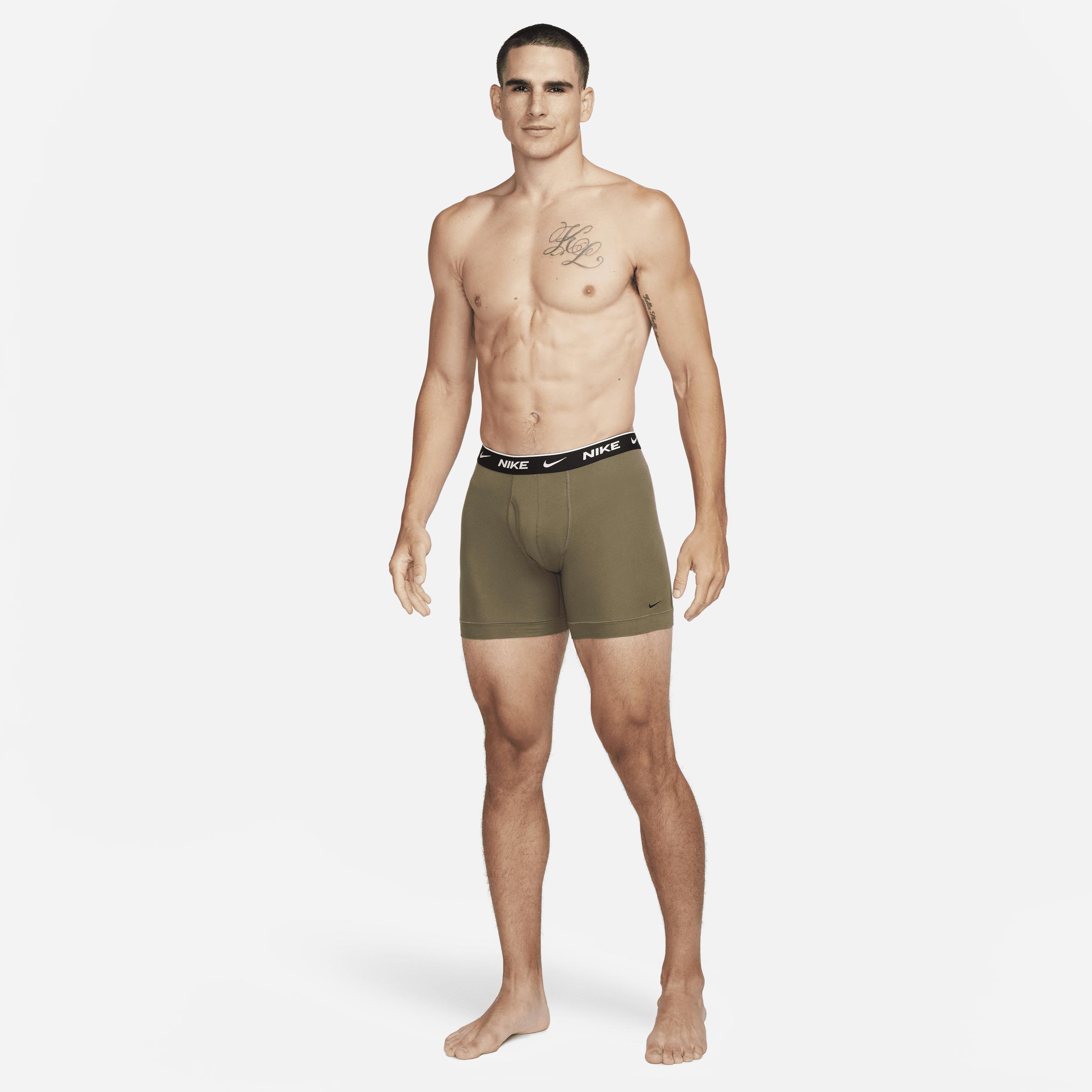 Nike Dri-FIT Essential 3-Pack Stretch Cotton Boxer Briefs Product Image