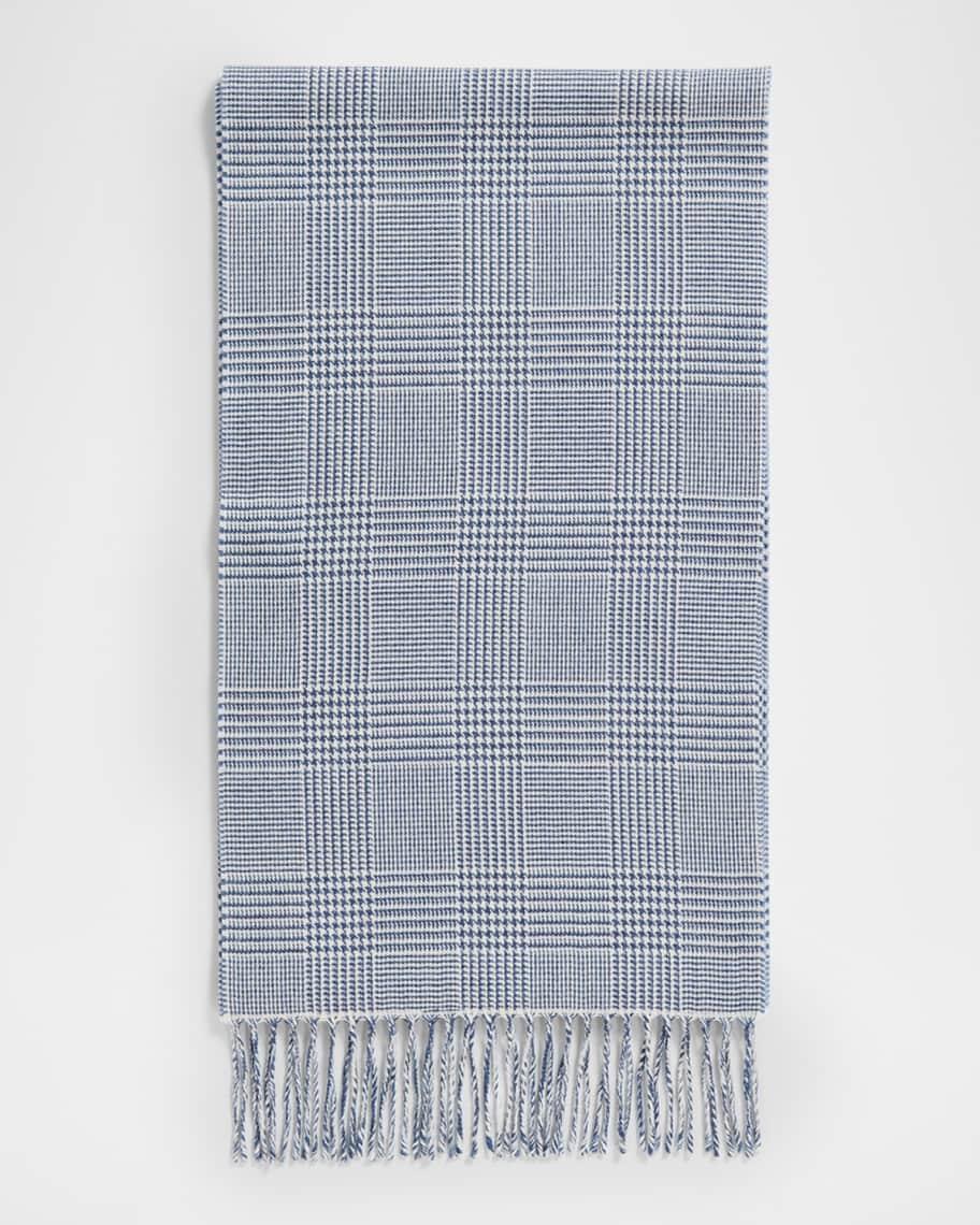 Men's Prince Of Wales Cashmere Scarf Product Image