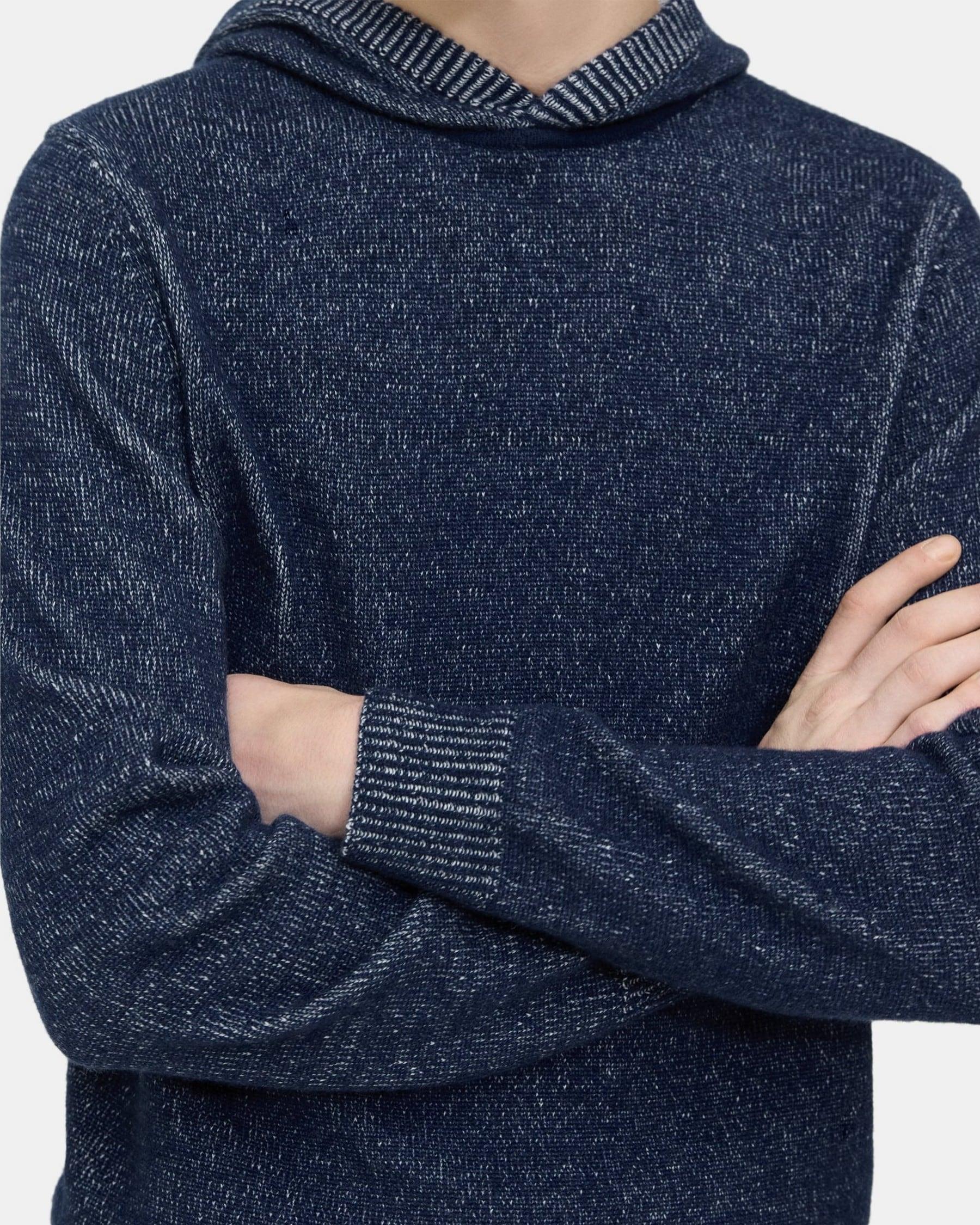 Hoodie in Wool-Cashmere Product Image