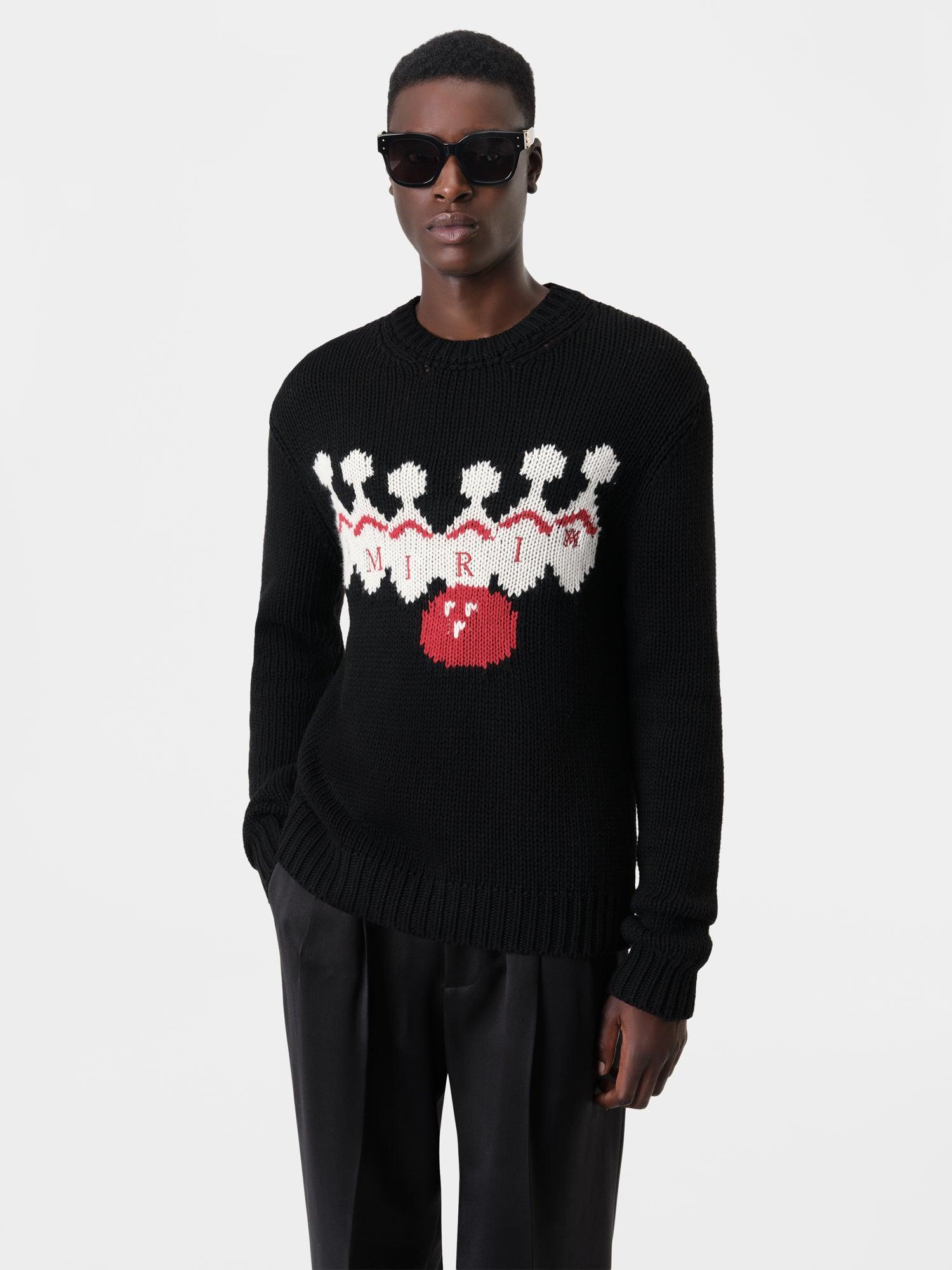 AMIRI BOWLING CREWNECK - Black Male Product Image