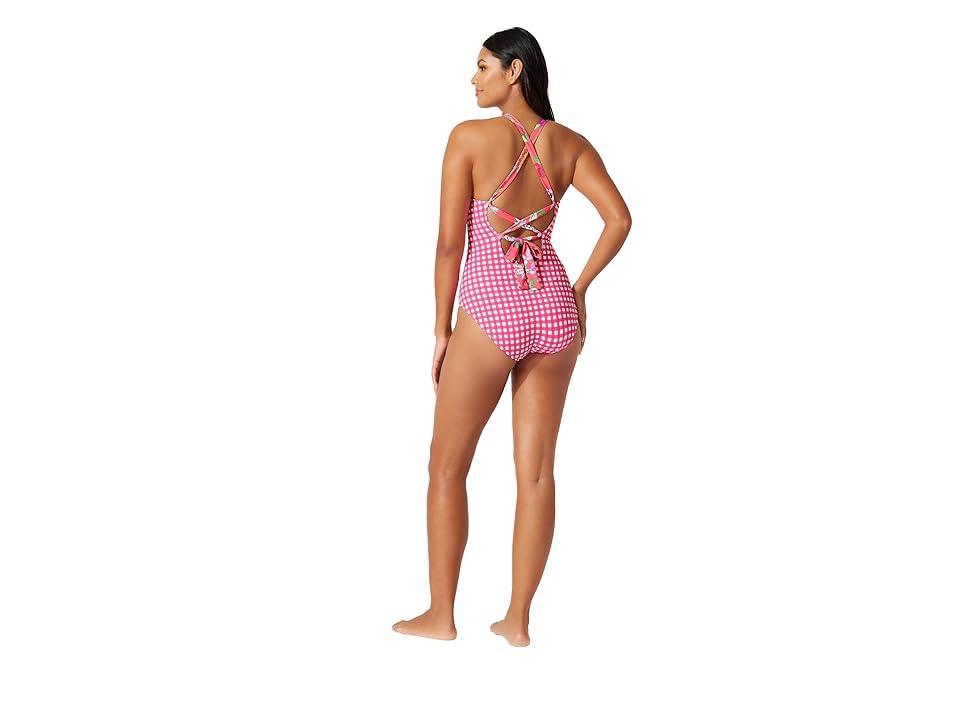 Summer Floral Reversible One-Piece Swimsuit Product Image