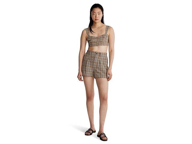 Madewell Lanie Shorts - Yarn-Dye Gingham Seersucker (H/U) (Yarn-Dye Plaid) Women's Shorts Product Image