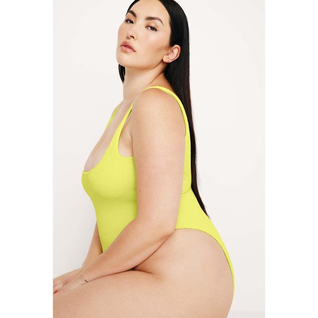 Womens Always Fits High-Leg Swimsuit | Palo Verde, Size S/M | Good American by Khlo Kardashian Product Image