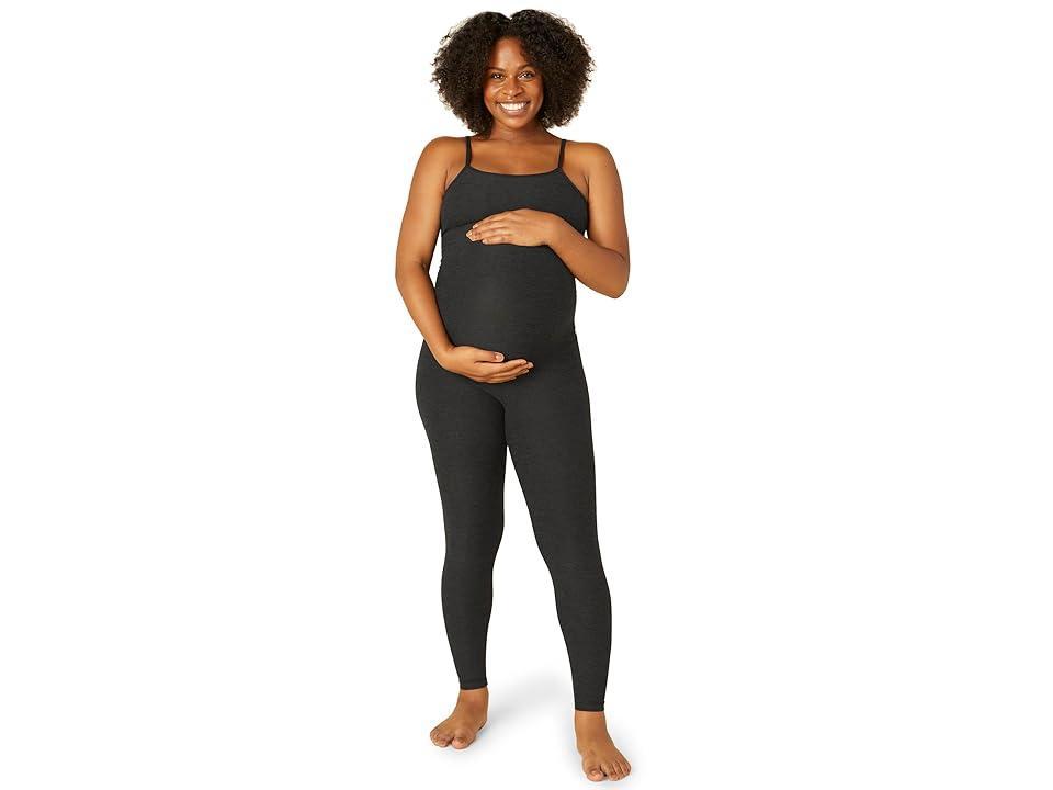 Beyond Yoga Spacedye Uplift Maternity Jumpsuit Black. (also in S, XL, XS). Product Image