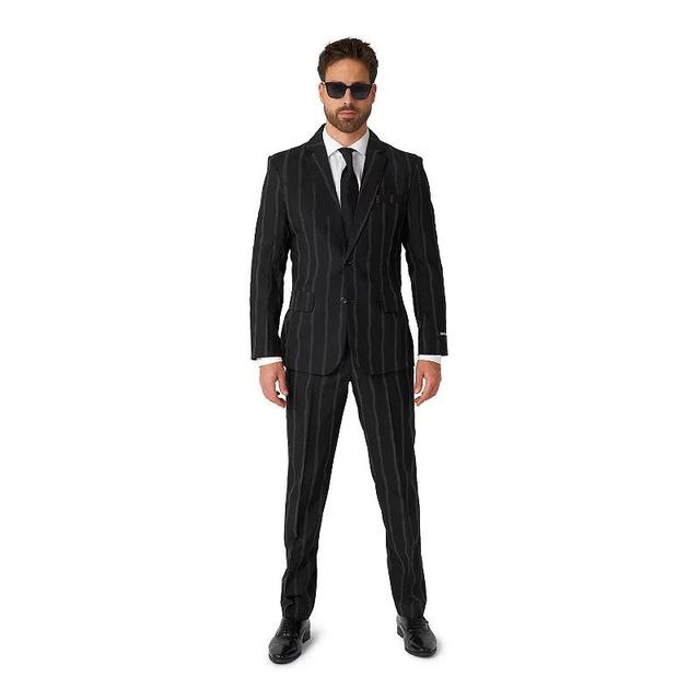 Mens Suitmeister Oversized Glow-in-the-Dark Pinstripe Party Suit Product Image