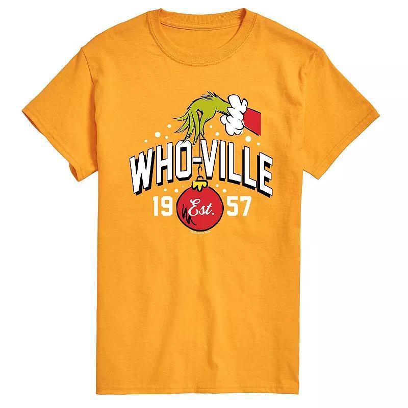 Mens Dr. Seuss Grinch Who-ville Est 1957 Tee Product Image