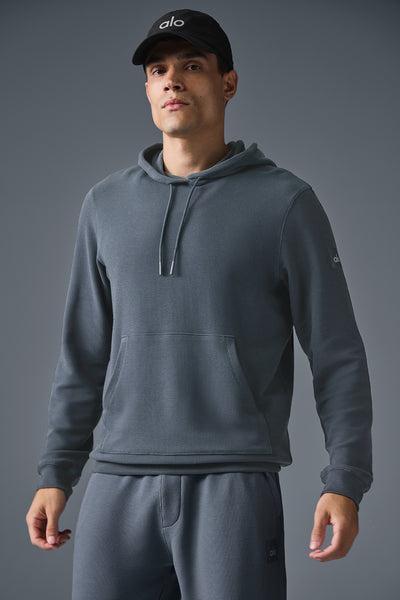 Micro Waffle Fast Break Hoodie - Steel Grey product image