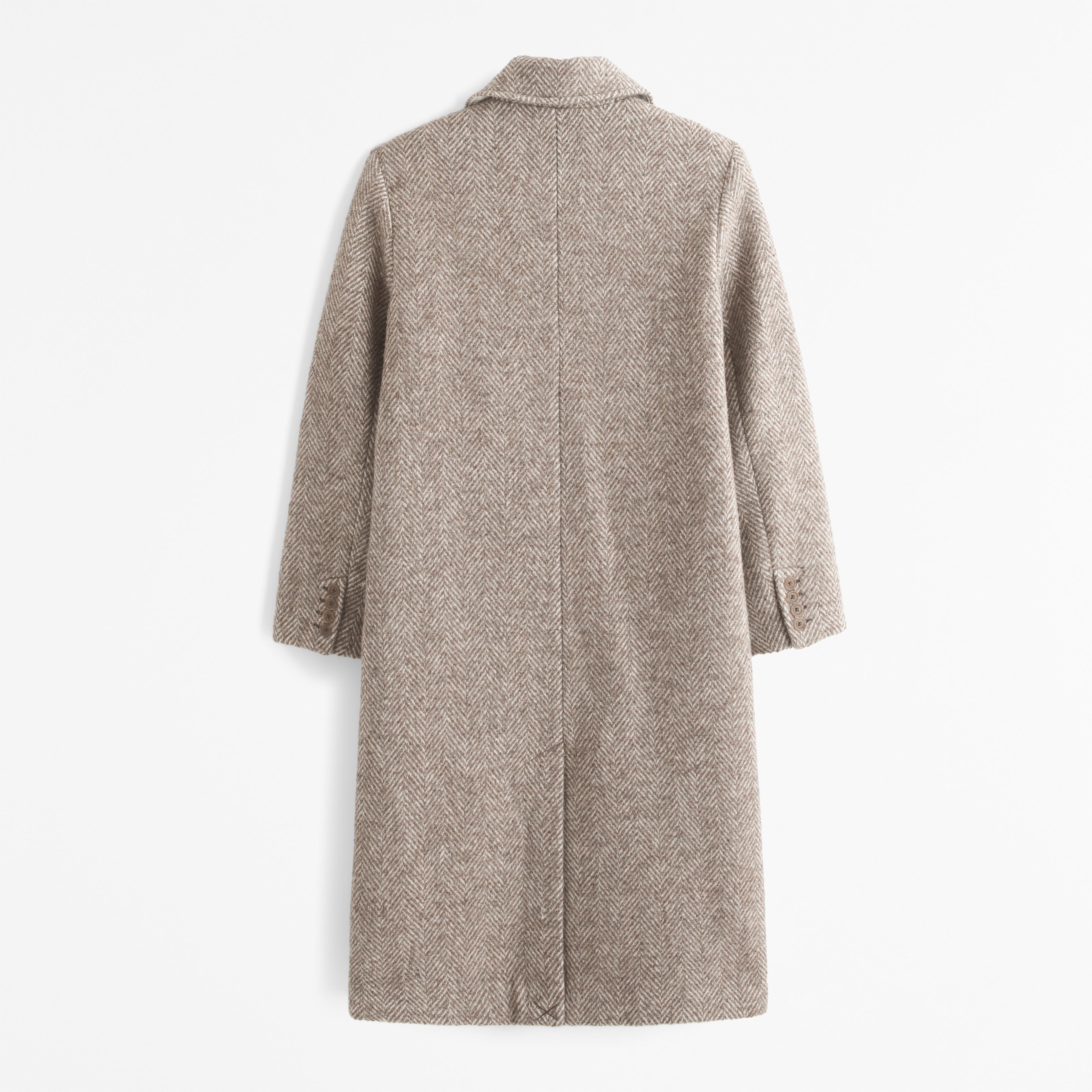 Wool-Blend Tailored Topcoat Product Image